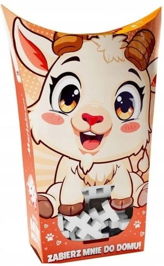 MARIOINEX 906941 Minkšti vafliniai blokeliai POCKET PETS Koziołek