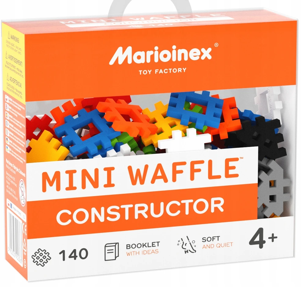 Marioinex Mini vaflinės statybinės plytos 140 vnt.