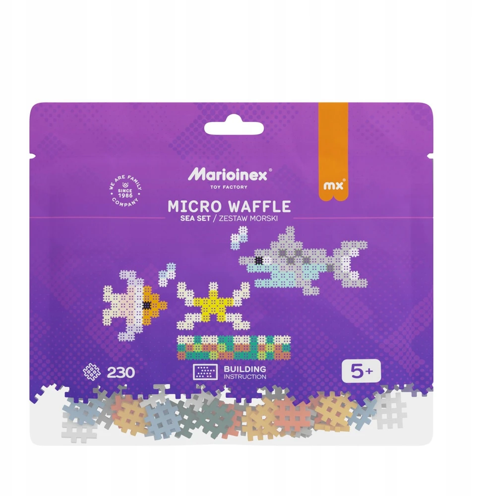 Marioinex Micro Waffle jūros rinkinys 230 el.