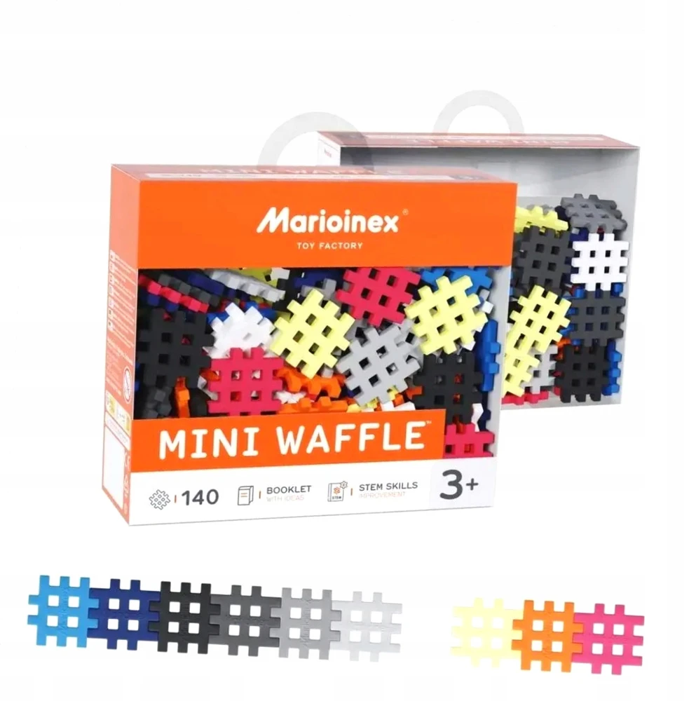 Marioinex mini vaflių kaladėlių rinkinys, 2 vnt., 140 detalių