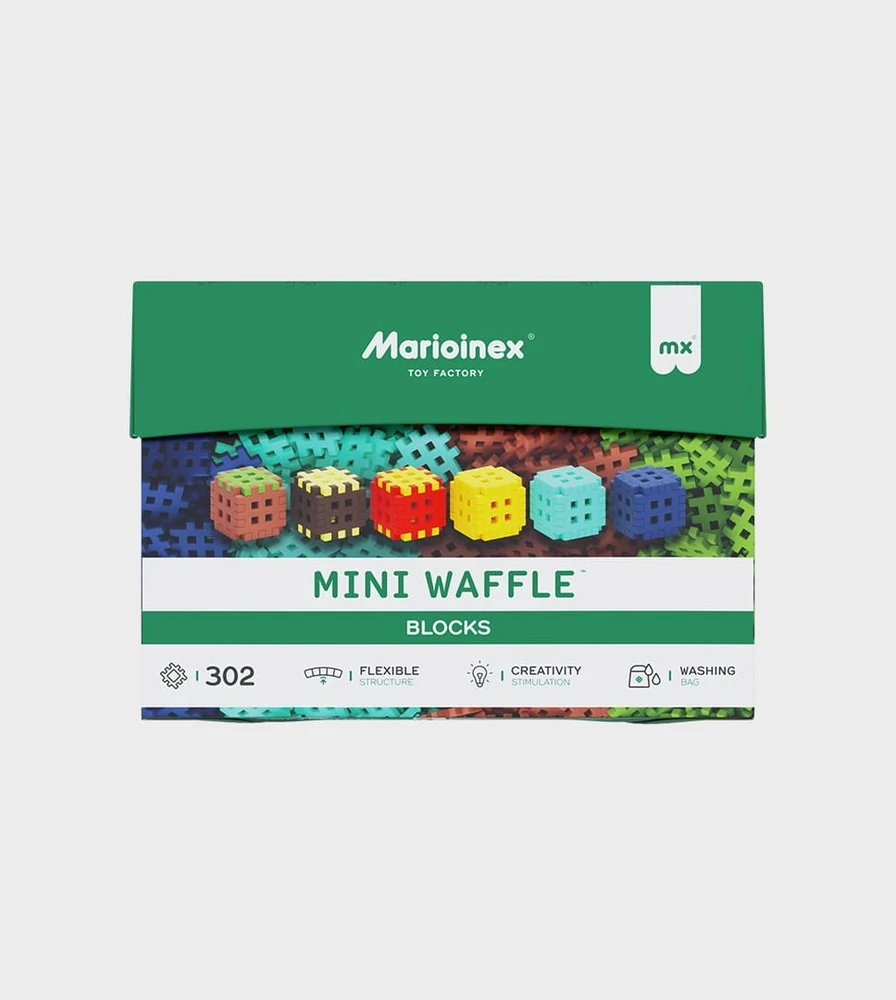 Marioinex mini vaflių konstruktoriaus kaladėlės, 302 dalys
