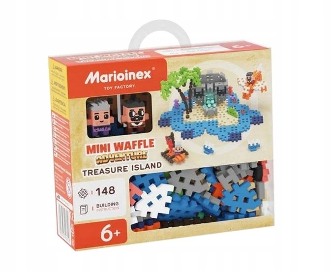 Konstruktorius Marioinex Mini Waffle Lobių sala, 148 d.