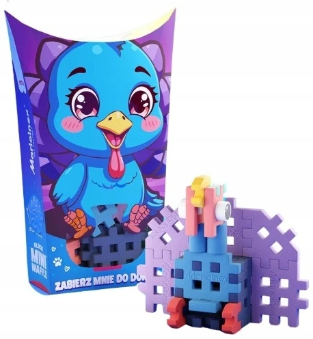 Marioinex Mini Waffle Klocki Pocket Pets: Indyk, 25 el.