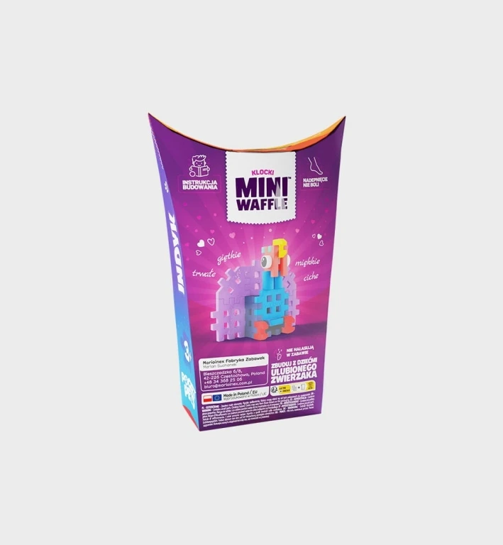Marioinex Mini Waffle Klocki Pocket Pets: Indyk, 25 el.