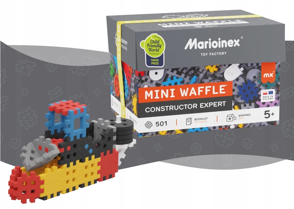 Konstruktorius Marioinex Mini Wafer Konstruktor Expert, 501 d.