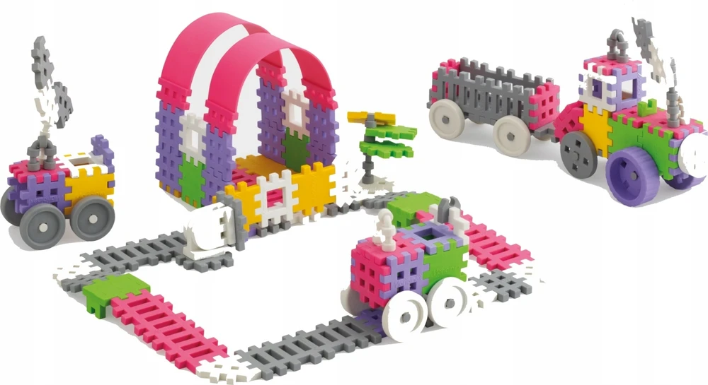 Marioinex Klocki Waffle Mini konstruktorius 140 vnt merginoms ZA5397