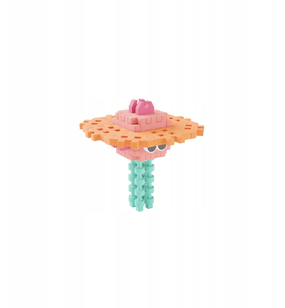 Marioinex Mini Waffle Pocket Pets 4 rinkinys: Krokodilas, Papūga, Medūza, Šikšnosparnis