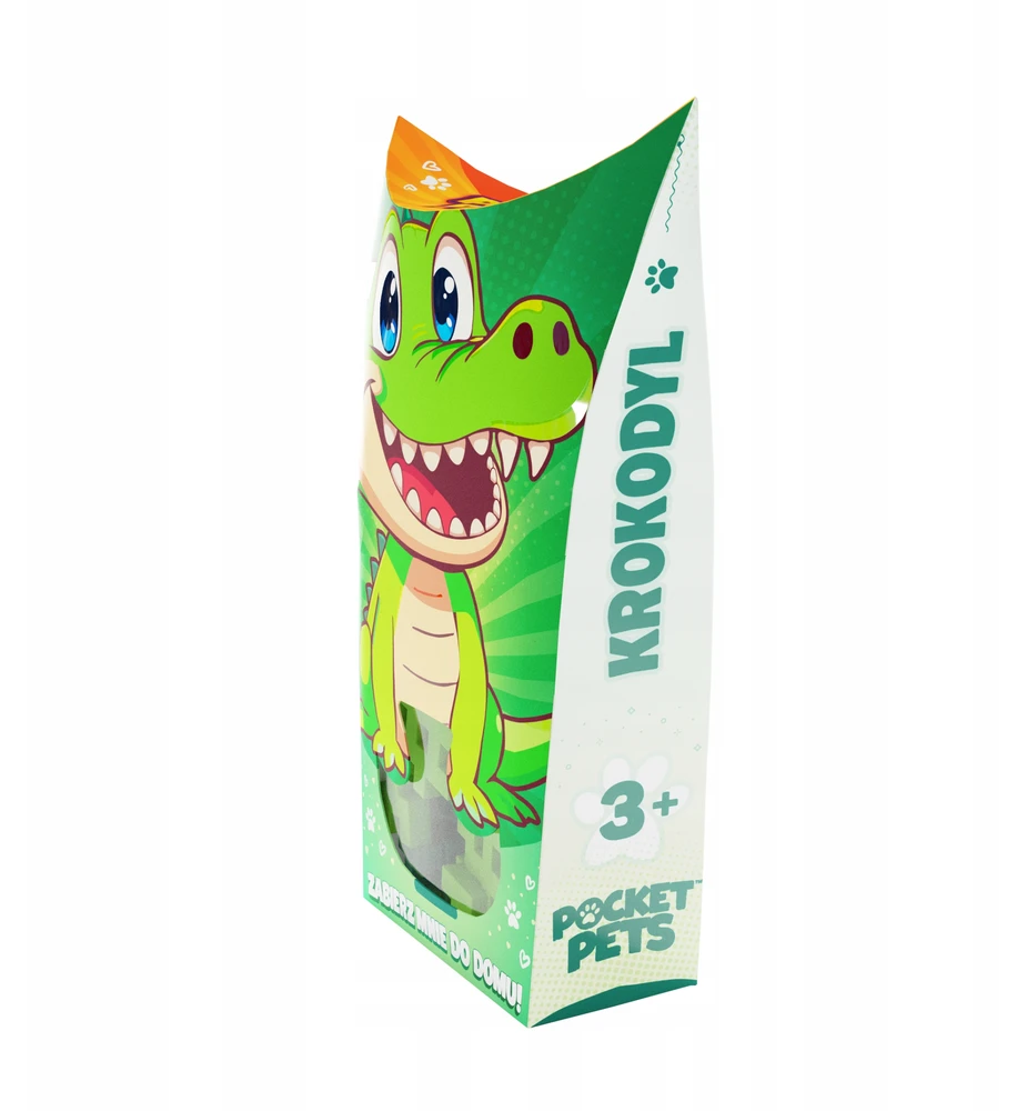 Marioinex Mini Waffle Pocket Pets 4 rinkinys: Krokodilas, Papūga, Medūza, Šikšnosparnis