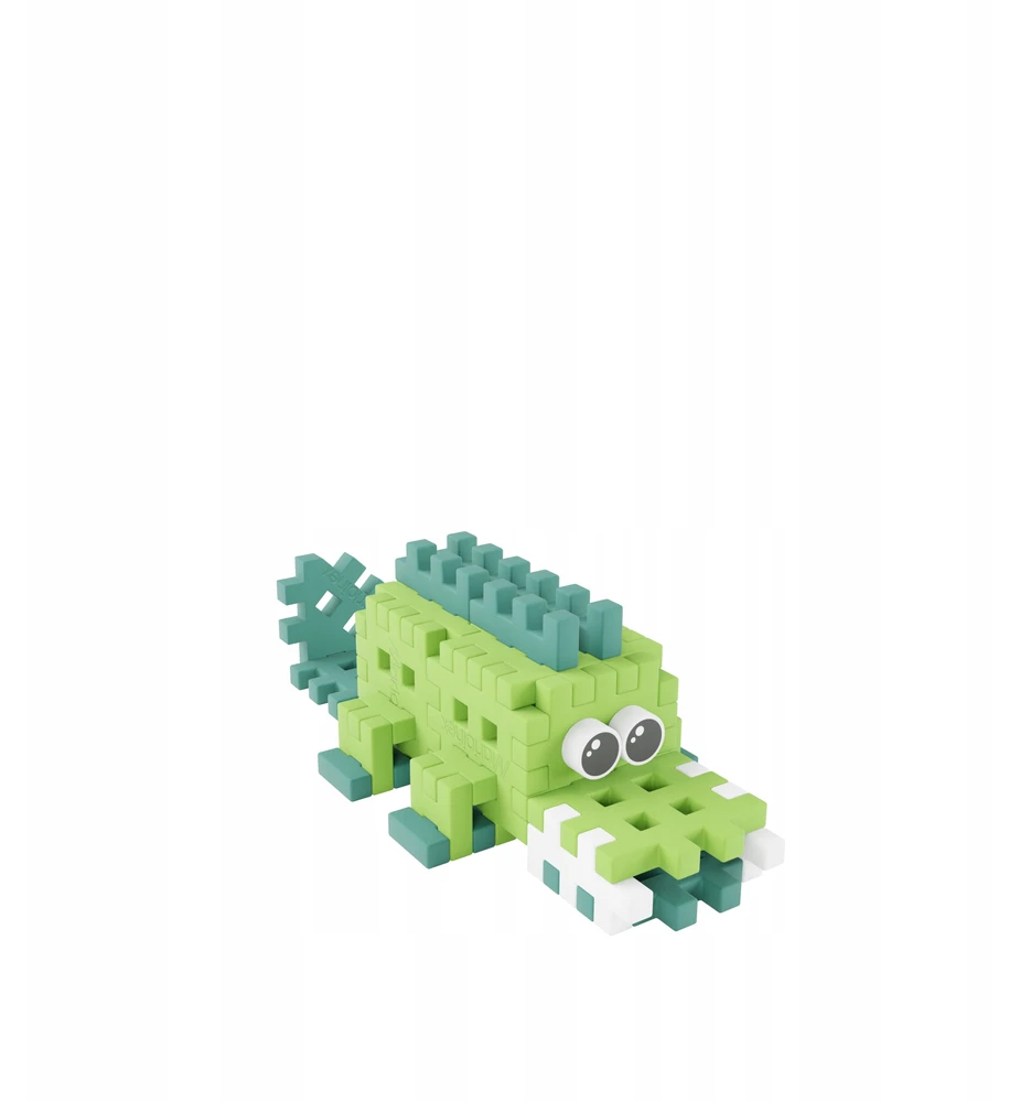 Marioinex Mini Waffle Pocket Pets 4 rinkinys: Krokodilas, Papūga, Medūza, Šikšnosparnis