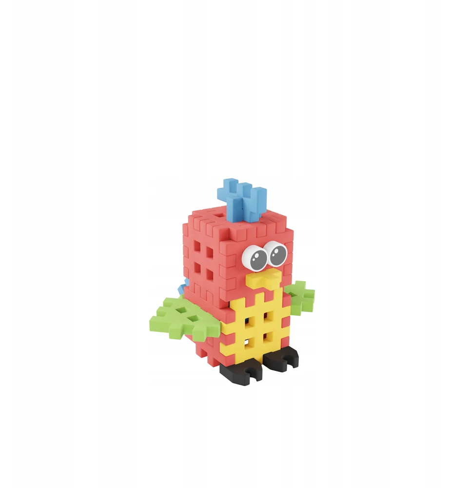 Marioinex Mini Waffle Pocket Pets 4 rinkinys: Krokodilas, Papūga, Medūza, Šikšnosparnis