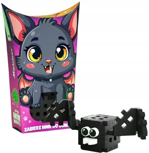 Marioinex Mini Waffle Pocket Pets: Miniatiūrinis šikšnosparnis