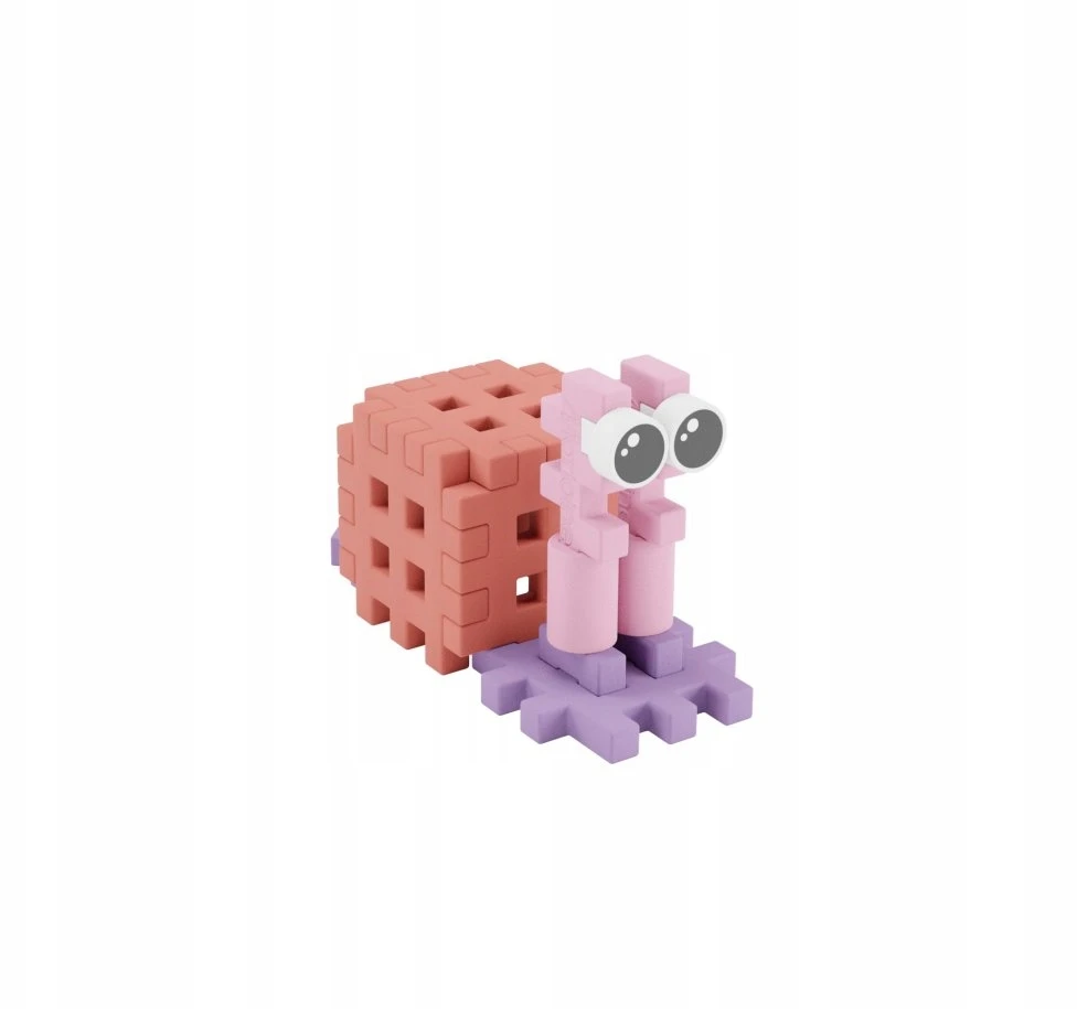 Marioinex Mini Waffle Pocket Pets - Statybiniai kaladėlių rinkinys "sraigė"