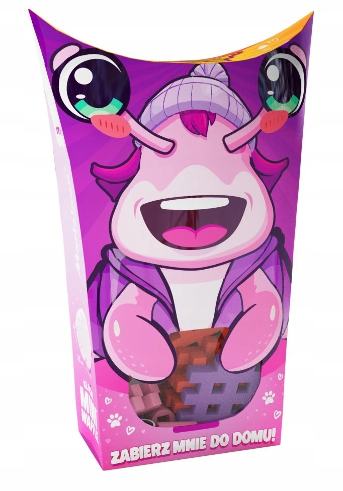 Marioinex Mini Waffle Pocket Pets - Statybiniai kaladėlių rinkinys "sraigė"