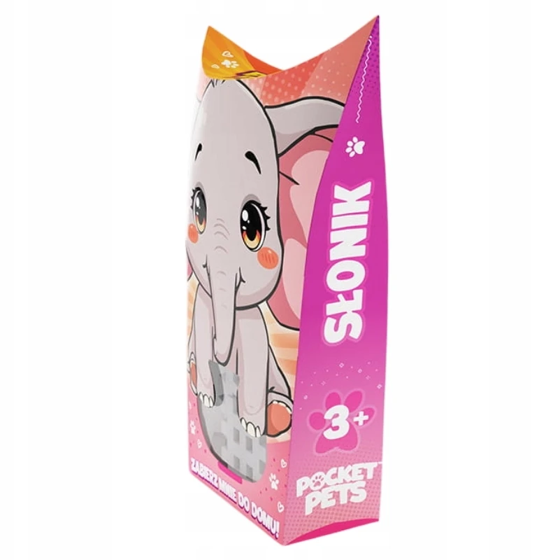 Marioinex Pocket Pets Mini Vaflių Kaladėlės - Dramblys (25 el.)