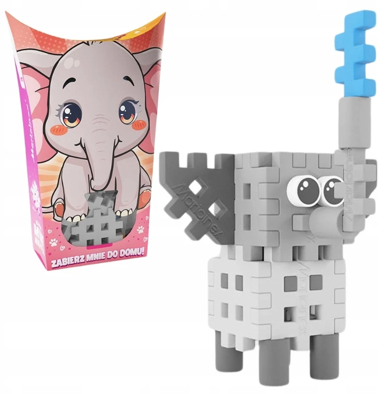 Marioinex Pocket Pets Mini Vaflių Kaladėlės - Dramblys (25 el.)