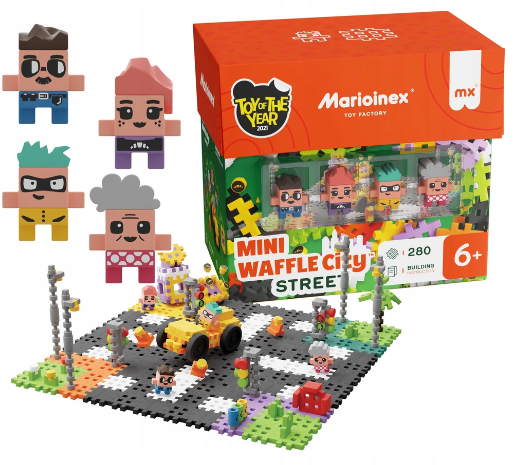 Marioinex Waffles Mini Adventure mieste 280vnt 4pav