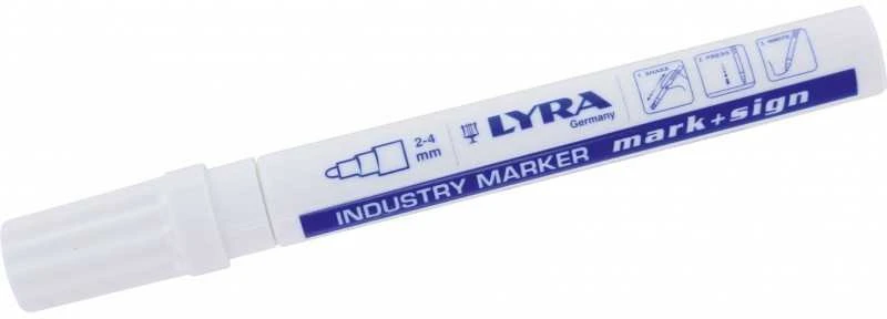 Fila Baltas žymeklis 3 mm LYRA
