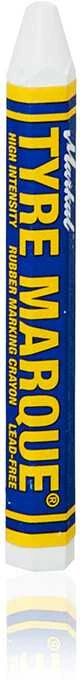 Dažų lazdelė gumai Markal Tyre Marque BALTA 12,7 mm