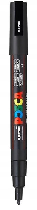 Markeris Posca PC-3M Raudona 6 vnt