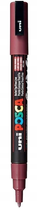 Markeris Posca PC-3M Raudona 6 vnt