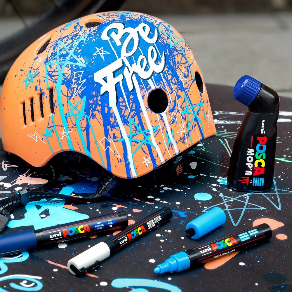 Markeris Uni-Ball Posca Mop'r Pcm-22, mėlynas, 1 vnt.