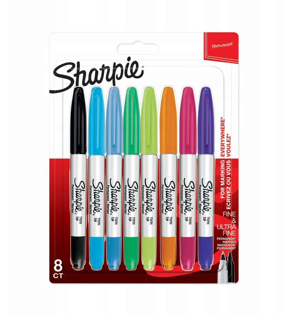 Markerių rinkinys Sharpie, 8 vnt.