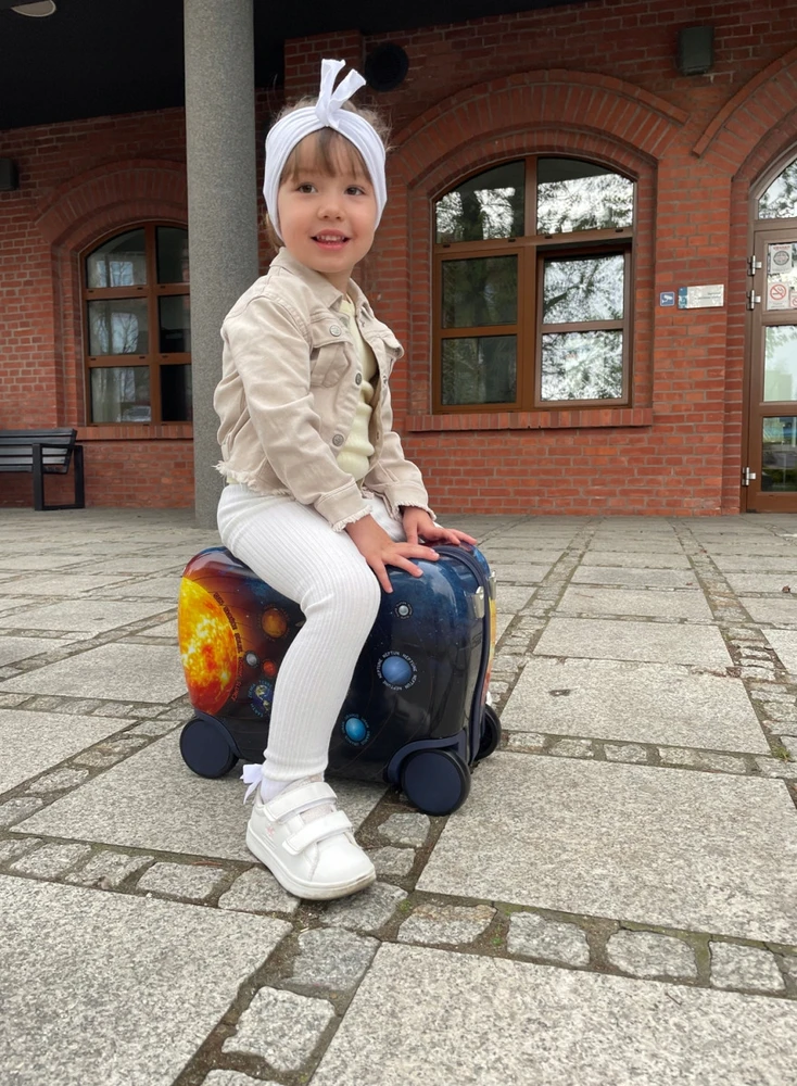 Marko KELIONINIS LAGAMINIS ANT RATAI BAGŽINIO LAGAMINAS SAULES SISTEMA
