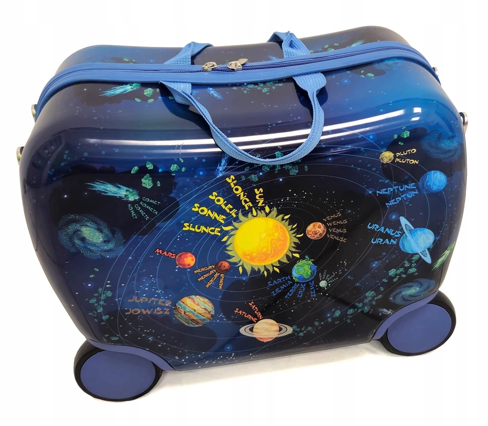 Marko Vaikiškas kelioninis lagaminas ant ratų KOSMOS Rolling Suitcase 28 litrai