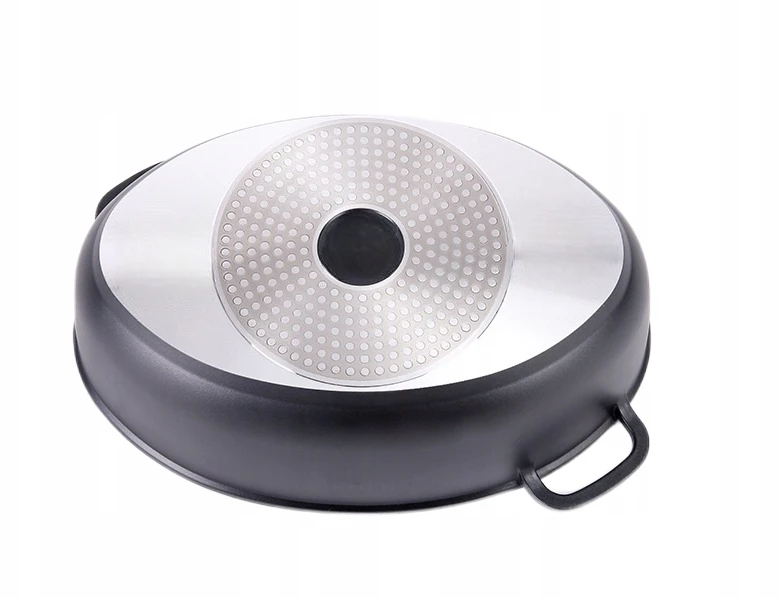 Marmurinė keptuvė 8 l žąsų viryklė + kvapioji priemonė DIDELI INDUKCIJA 38 CM Cheffinger