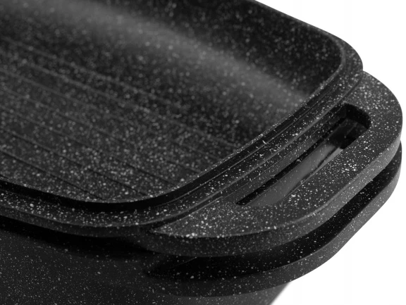 MARMURINĖ ŽŪSIO Keptuvė GRILL Keptuvė 2in1 Keptuvė 5L 32cm 4607