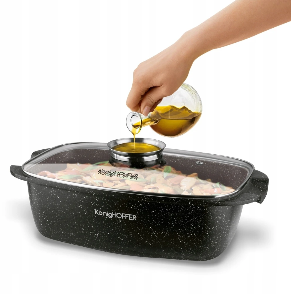 Kepimo indas su dangčiu Konighoffer Pollo 5.5l