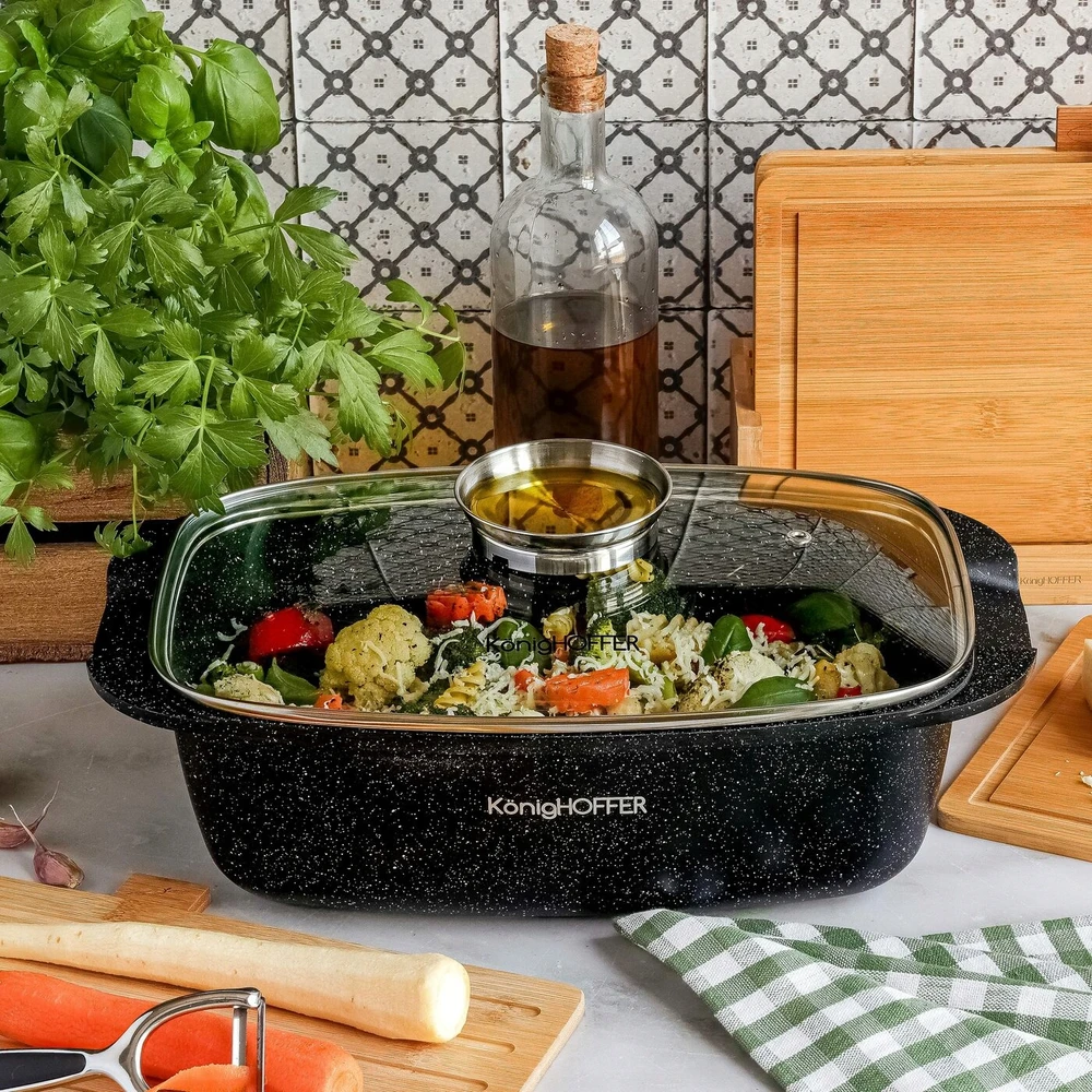 Kepimo indas su dangčiu Konighoffer Pollo 5.5l