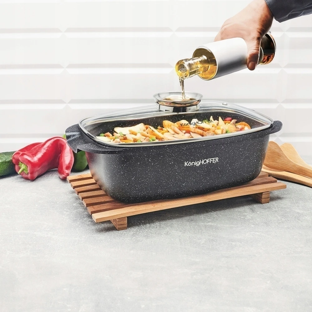 Kepimo indas su dangčiu Konighoffer Pollo 5.5l