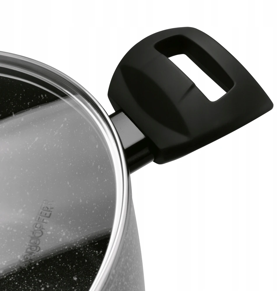 MARMURINIS PUODAS INDUKCINIS DANGIS MAŽAS DUJINĖS Konighoffer Yukon 1,2 l 16 cm