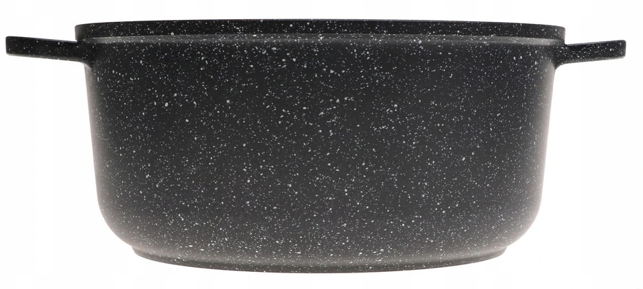 MARMURINIS PUODAS Nelipni danga 22cm 3.1L INDUKCINĖS Dujos 4004