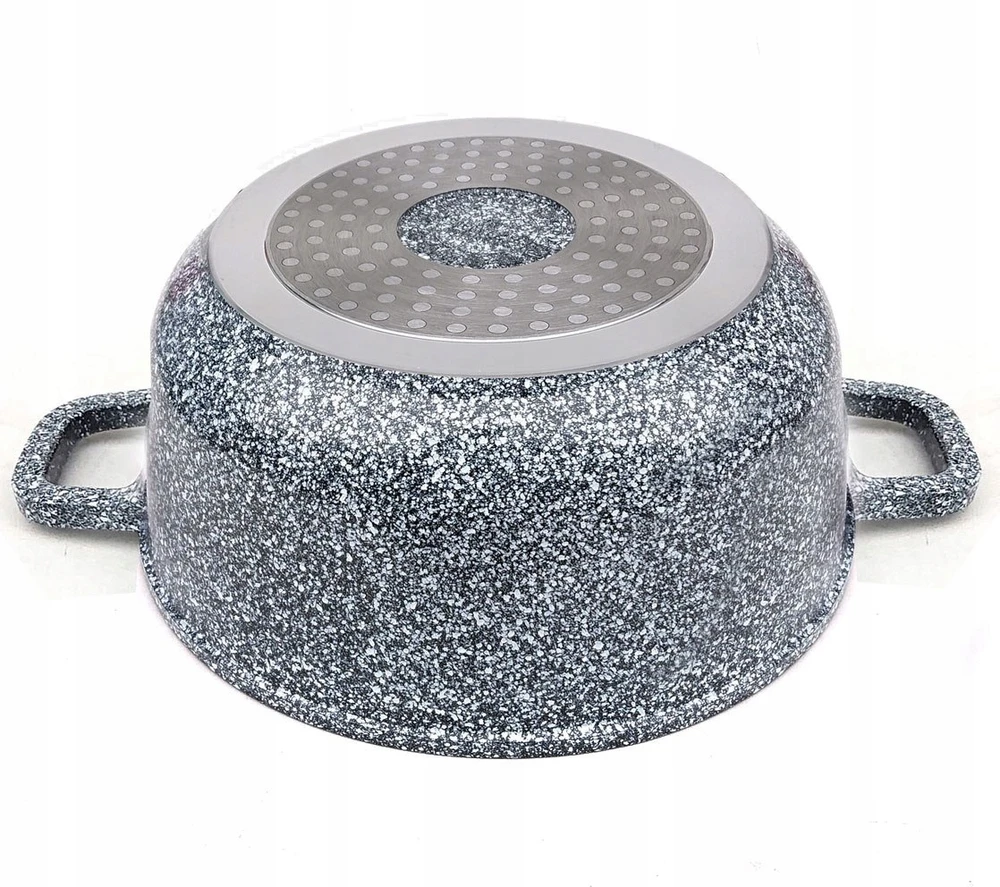 Marmurinis puodas su dangteliu Zilner ZL 7074 6,8L indukcijai 28 cm