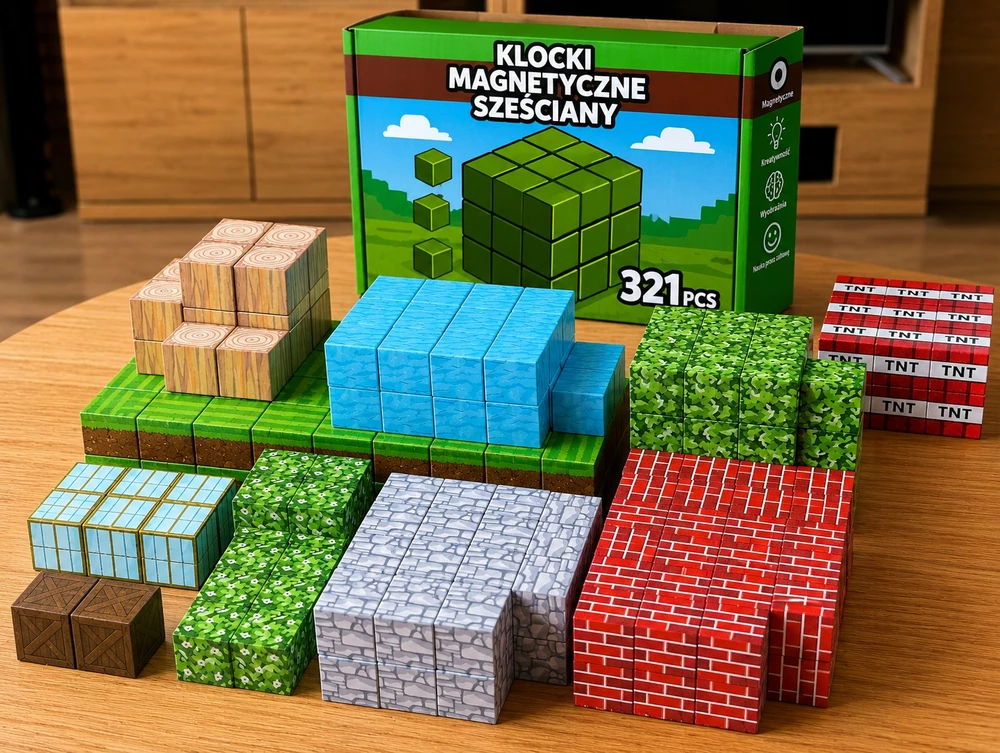 Martius Magnetiniai statybiniai blokai 321 EL+ Magnetinių plokščių konstrukciniai kubeliai