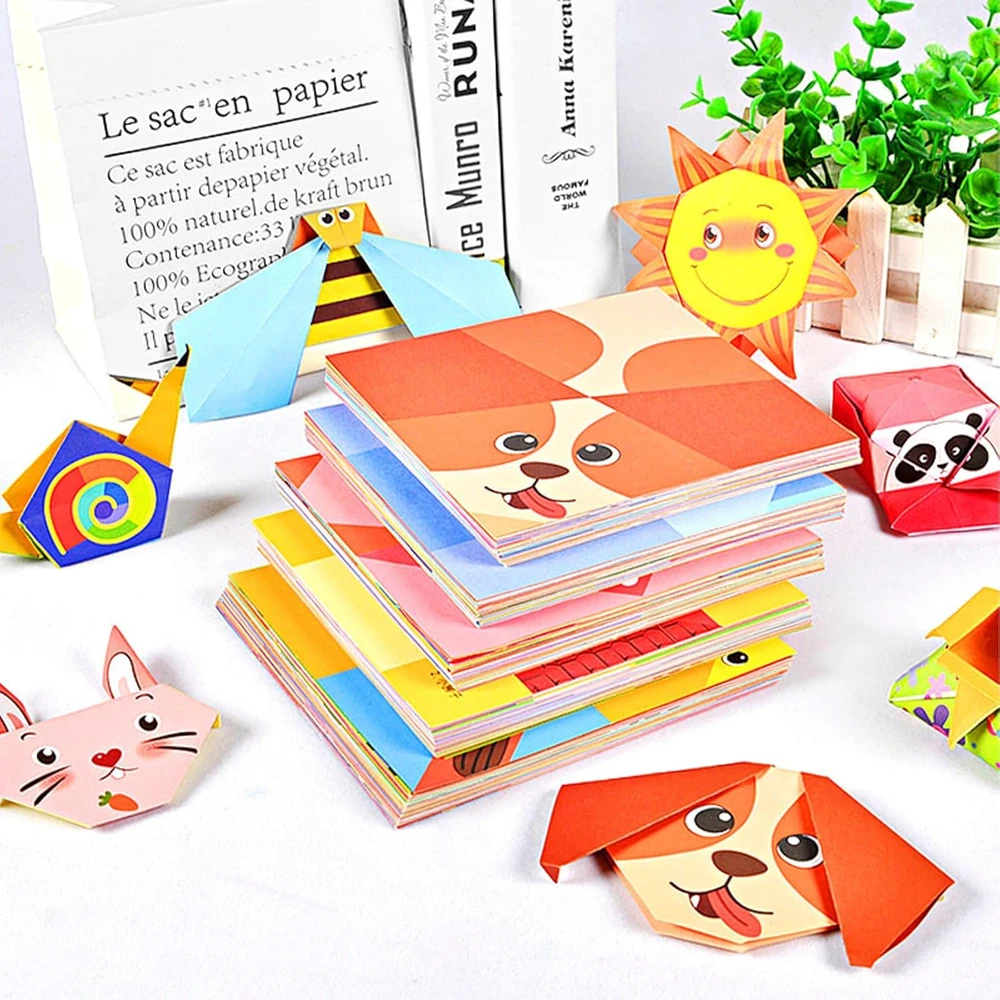 Martius POPIERIUS ORIGAMI 108 LAPAI Kūrybinis „pasidaryk pats“ rinkinys vaikams