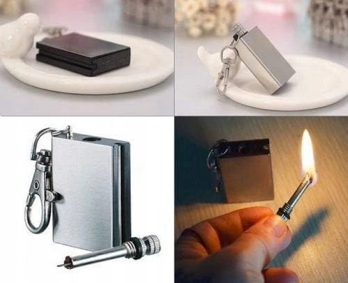 Martom ETERNAL MATCH MAGNESIUM FIRST SURVIVAL KEYRING AMERICAN STIPRUS