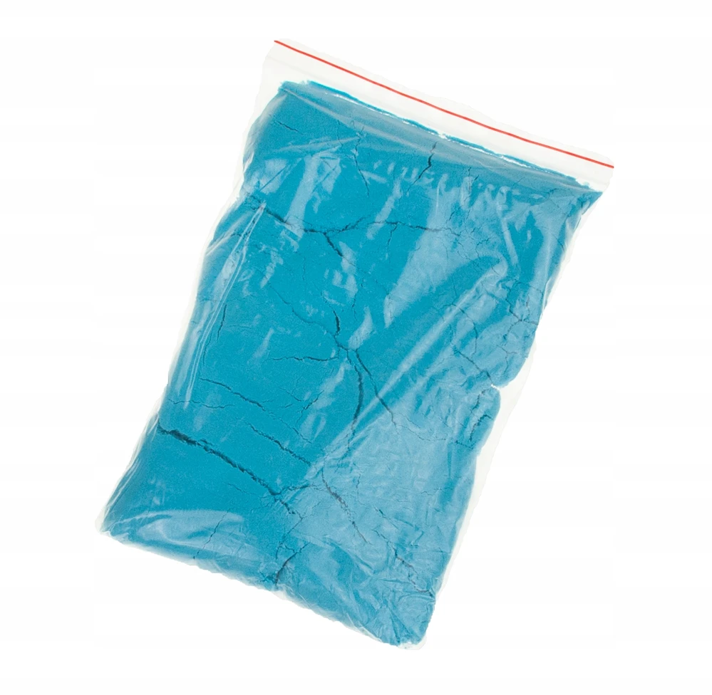 Martom KINETINIS MAGICINIS SMĖLIS 1KG SANDLINE SPALVOS MĖLYNAS SMĖLĖLIS