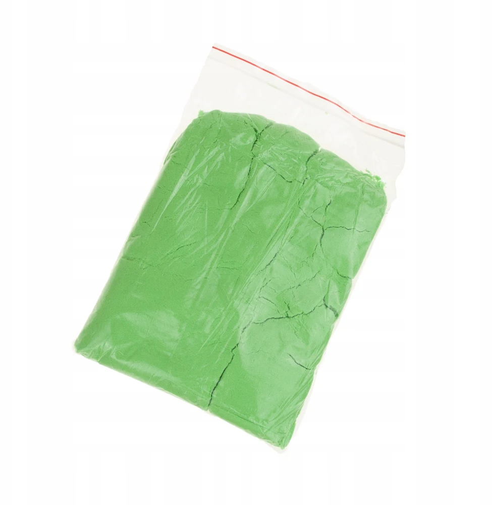 Martom KINETINIS MAGIŠKAS SMĖLIS 1KG SANDLINE COLORS Žalias PLASTIC SUPPLY