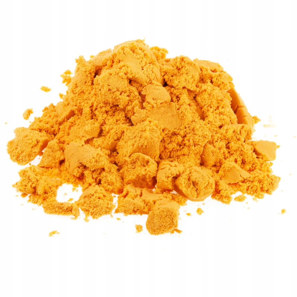 Martom KINETINIS MAGIŠKAS SMĖLIS 1KG SANDLINE SPALVOS ORANŽINIS MANGERINAS