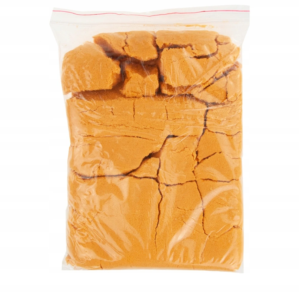 Martom KINETINIS MAGIŠKAS SMĖLIS 1KG SANDLINE SPALVOS ORANŽINIS MANGERINAS