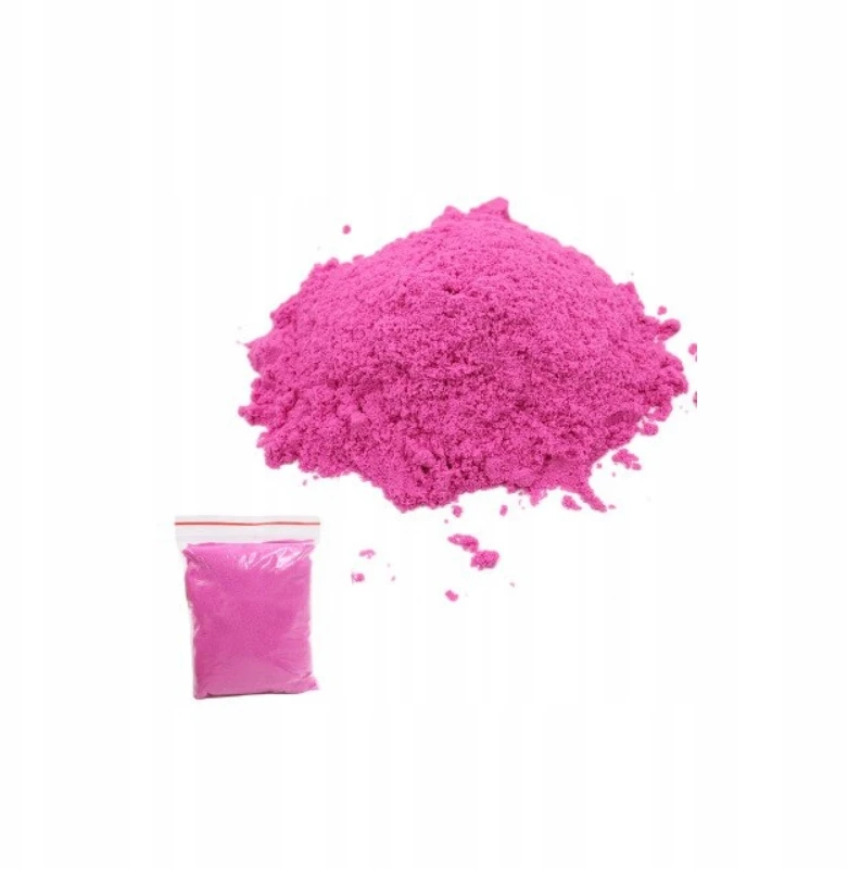 Martom KINETINIS MAGIŠKAS SMĖLIS 1KG SANDLINE COLOR RAUŽIOS PLASTIKOS AKCIJA