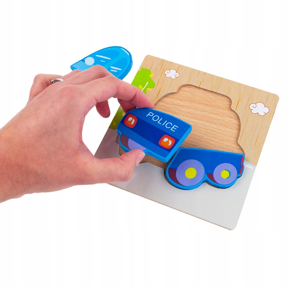 Martom MEDINIAI KALULAI MOKYMOSI DĖLĖS DĖLĖS FIGŪRĖS MONTESSORI POLICIJOS AUTOMOBILIAI