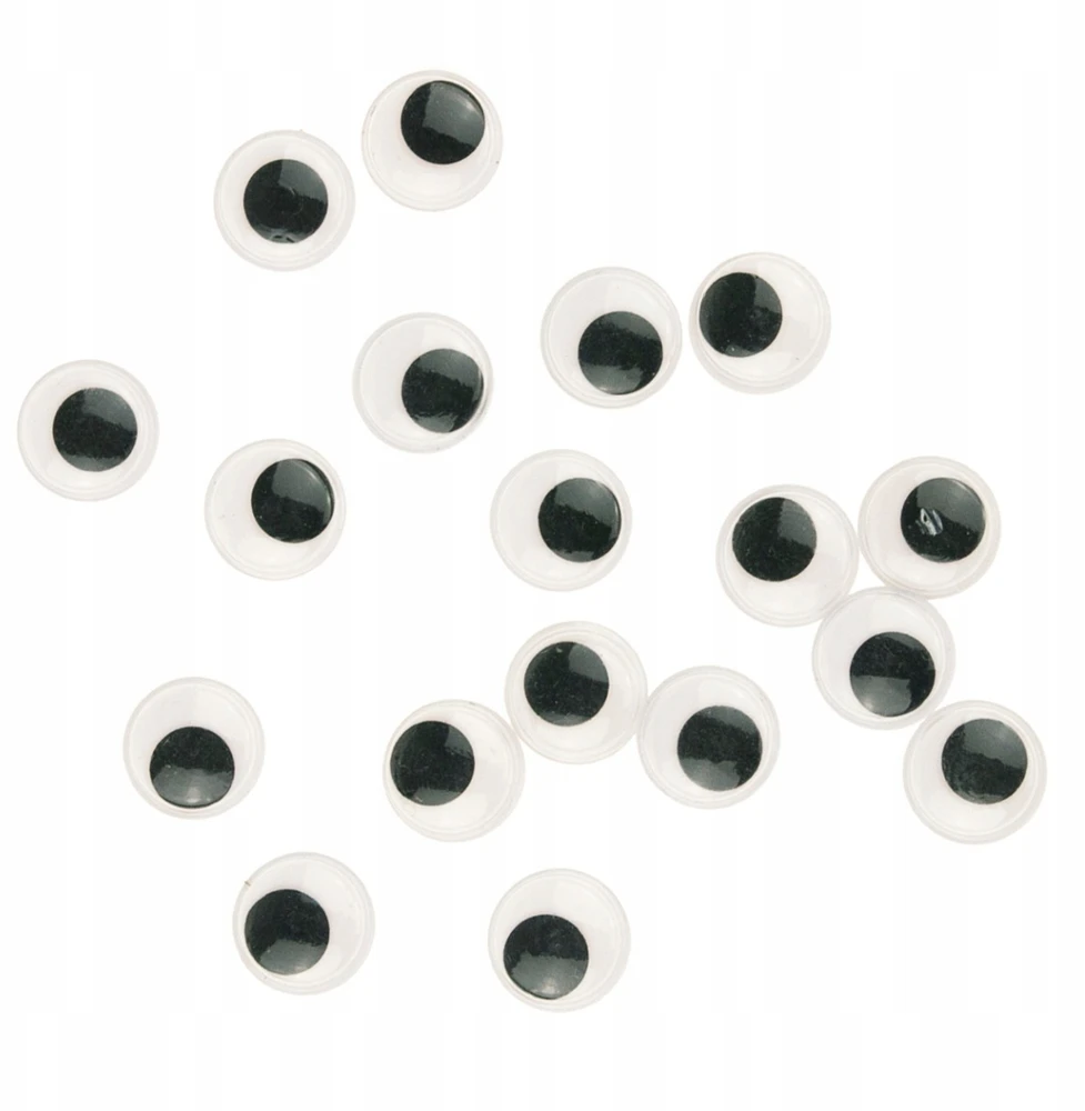 Martom MOVING EYES EYES FOR DECORATION 80 VNT MASCOTS DIY Nėrimas