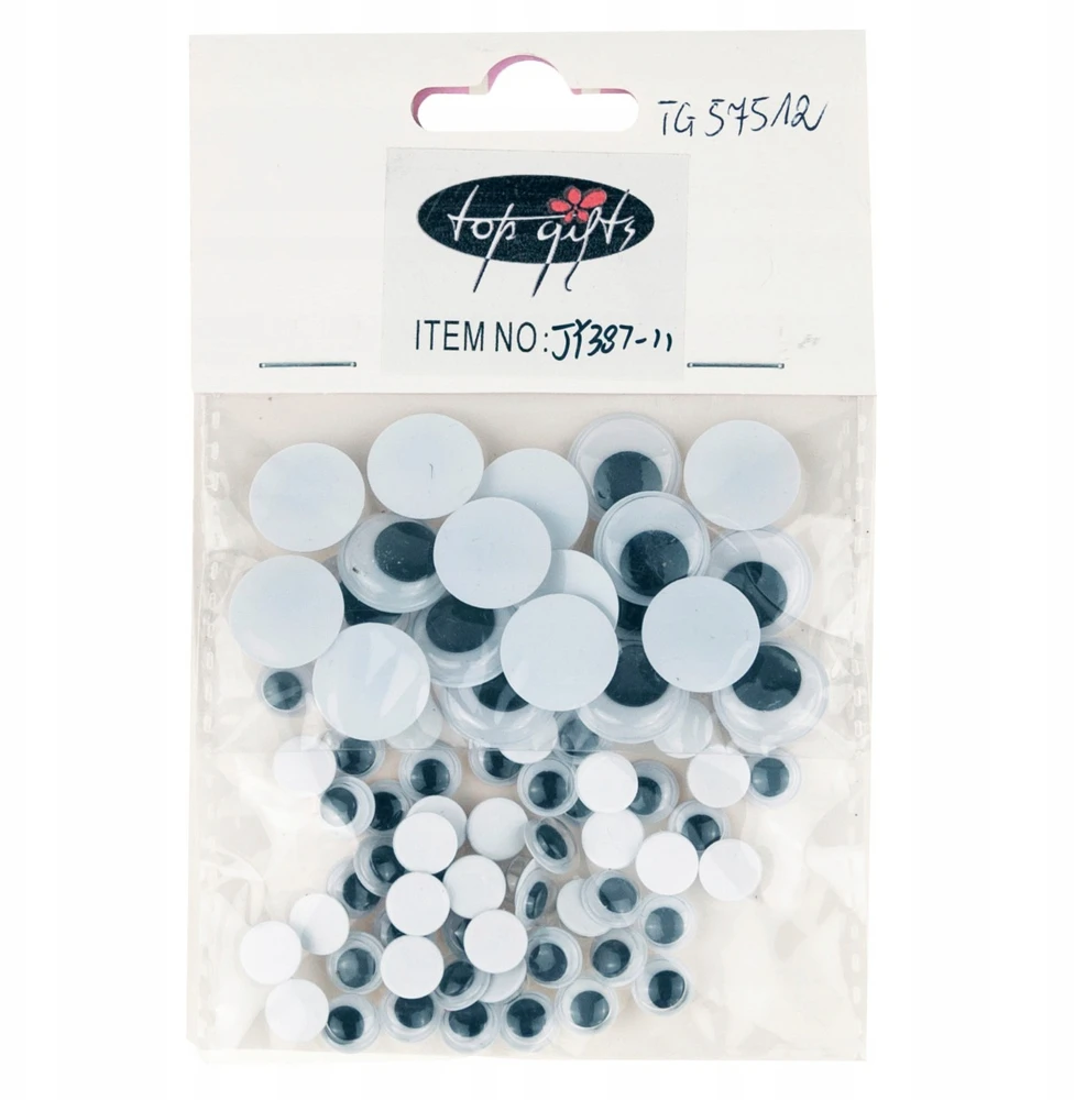 Martom MOVING EYES EYES FOR DECORATION 80 VNT MASCOTS DIY Nėrimas