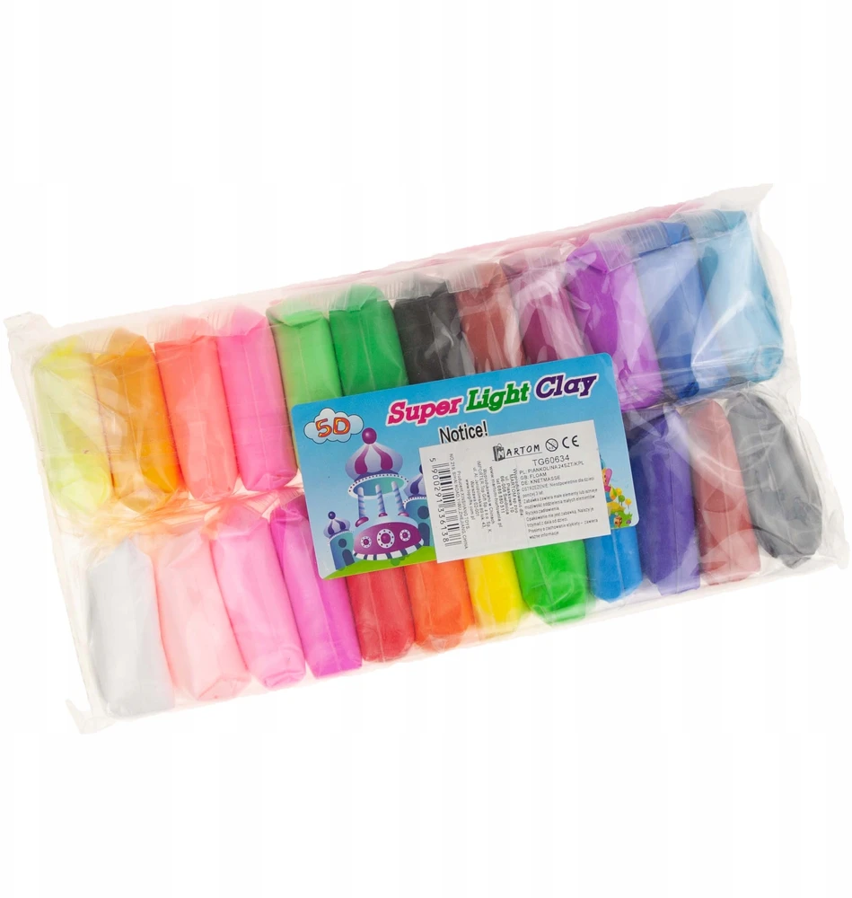 Martom POLYMER PLASTICINE SENSO PUTO MOLIS JAUTINIS MASĖS RINKINYS iš 24