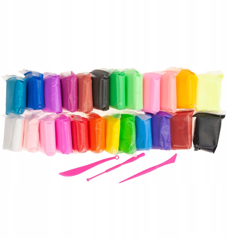 Martom POLYMER PLASTICINE SENSO PUTO MOLIS JAUTINIS MASĖS RINKINYS iš 24