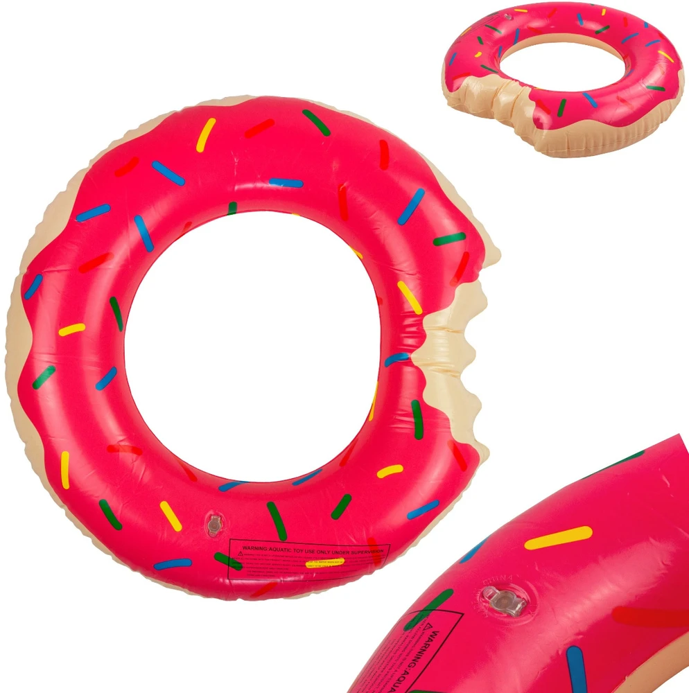 Martom PRIPUKIMAS PAPLŪDŽIO RATAS DONUT DONUT ROŽINIS PLAUKIMO ŽIEDAS BASEINŲ PAplūdIMUI
